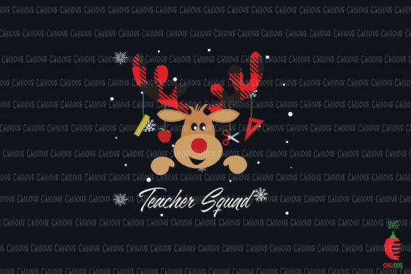 Bleached Teacher Squad Reindeer: A Strategic Christmas Design for Educators and Creators