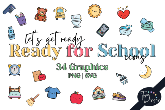 Cute School Icons with Faces: A Strategic Tool for Back-to-School Success