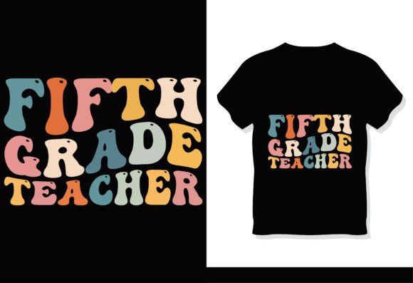 Fifth Grade Teacher Retro Groovy T-Shirt: A Nostalgic Trend for Creative Entrepreneurs