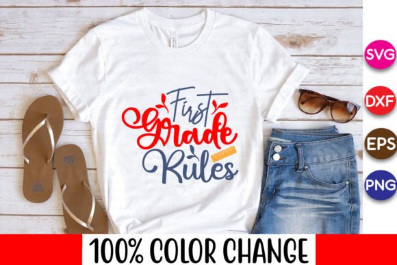 First Grade Rules Svg: A Versatile Design for Back to School