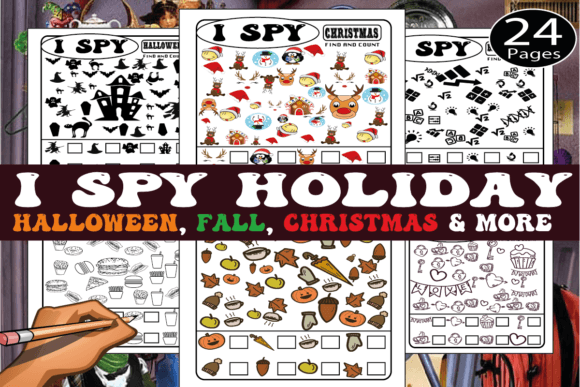 I Spy Holiday Hidden Picture: A Versatile Resource for Creative and Educational Use