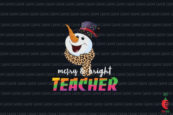 Merry and Bright Teacher Snowman: A Creative Solution for Educators and Designers