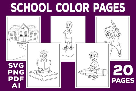 School Color Pages
