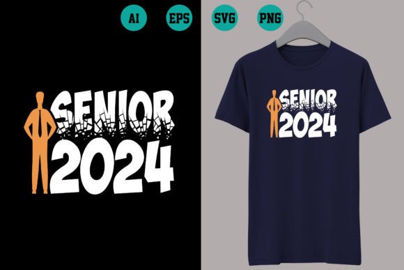 Senior 2024: The Ultimate Back-to-School T-Shirt Design for Creative Expression