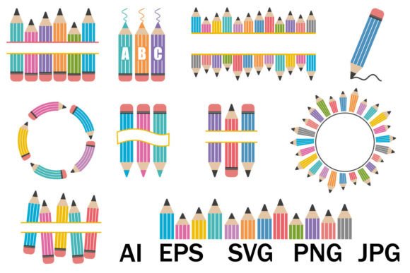 Set of SVG Colored Pencils: A Strategic Tool for Creativity and Communication