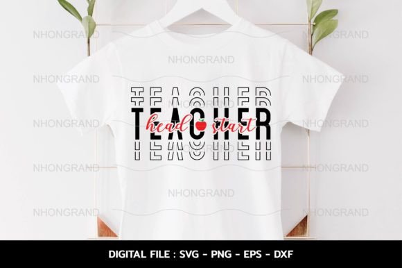 Teacher Head Start Svg, Apple School Cut