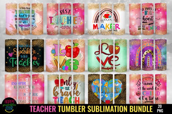 Teacher Tumbler Sublimation Bundle: A Strategic Gift for Educators and Businesses